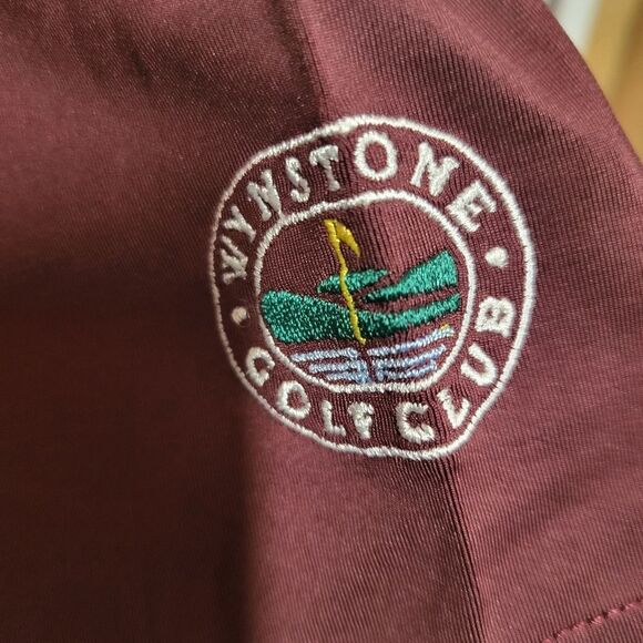 FJ Golf Performance Polo Shirts Mens Large Wynstone & Woodland Golf Country Club - Picture 7 of 14